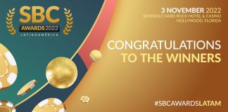 The SBC Awards Latinoamerica recognizes regional leaders in betting and gambling