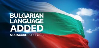 STATSCORE Sports Widgets are Now Available in Bulgarian Language
