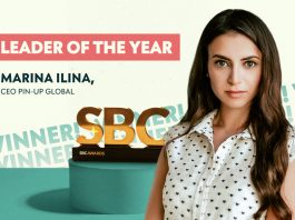Marina Ilina, Head of PIN-UP Global, Won the “Leader of the Year” Award for Her Contribution to the Industry.