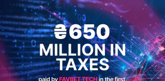 FAVBET Tech Pays Over UAH 650 Million in Taxes in the First Nine Months of 2025