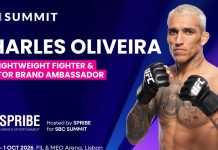 UFC Champion Charles Oliveira to Be a Special Guest at SBC Summit 2026